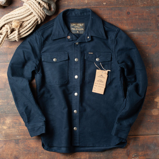 1943 CPO Shirt Moleskin | navy