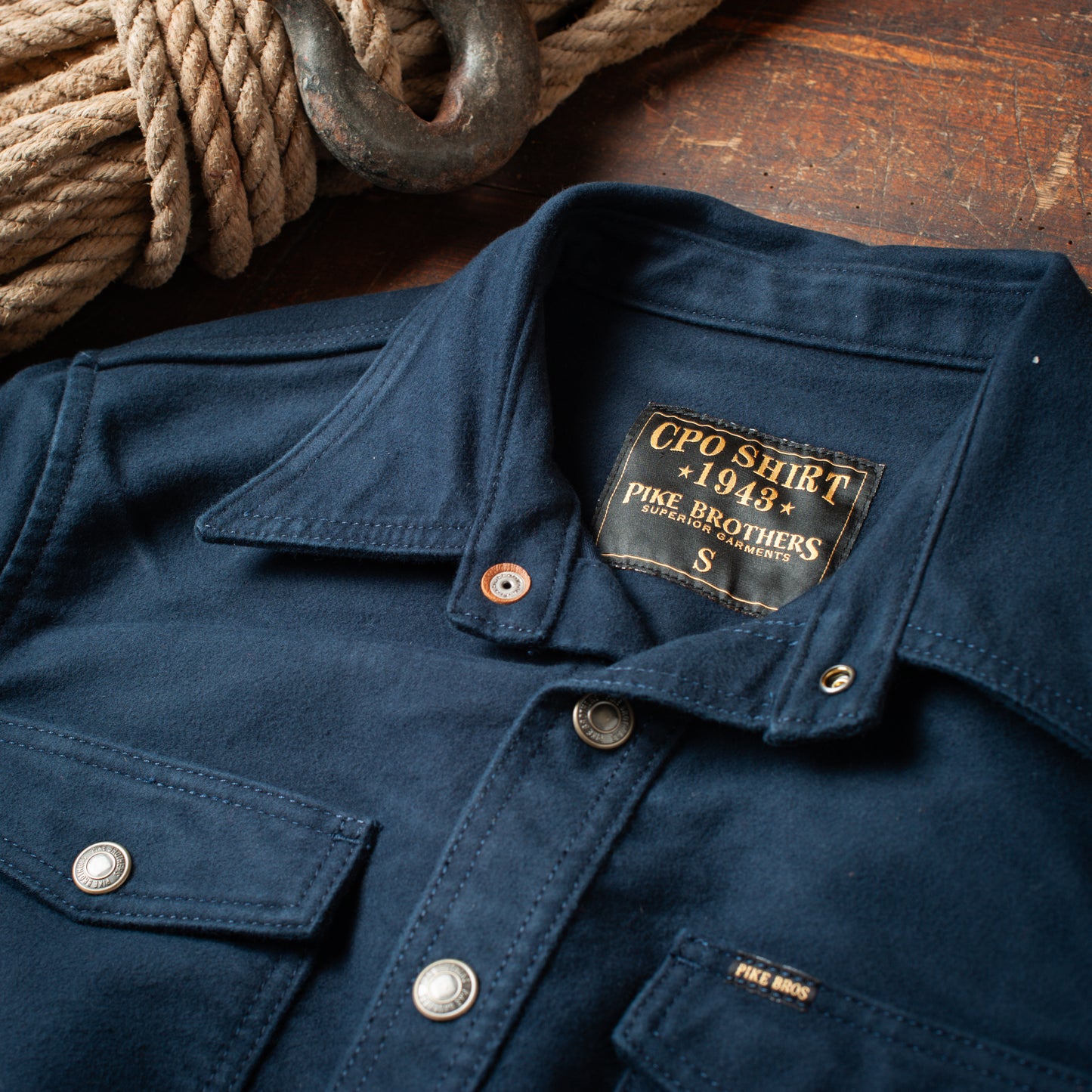 1943 CPO Shirt Moleskin | navy