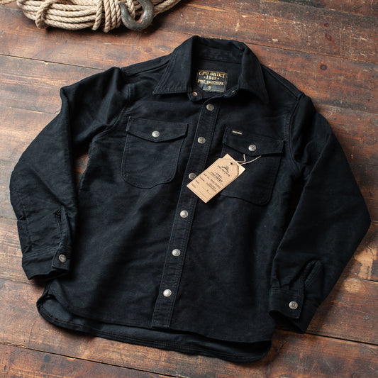 1943 CPO Shirt Moleskin | sulphur black