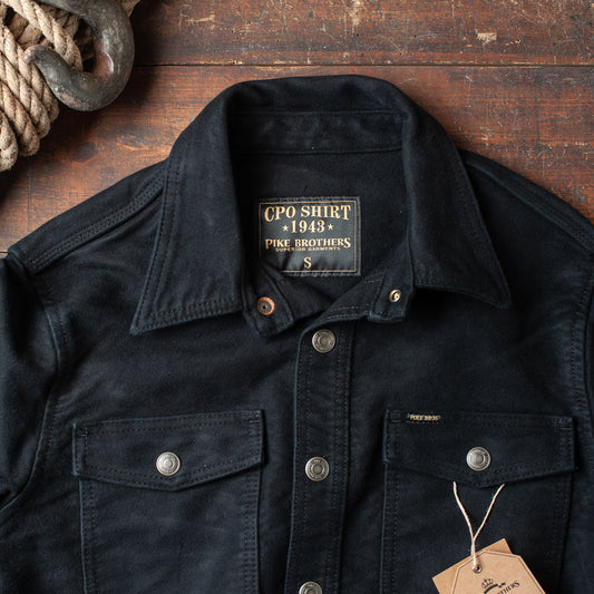 1943 CPO Shirt Moleskin | sulphur black