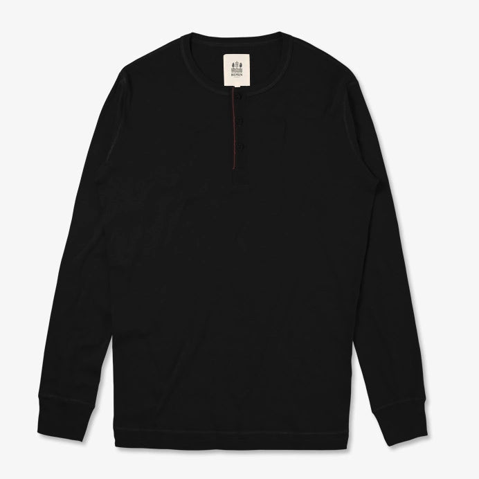 Henley | solid black