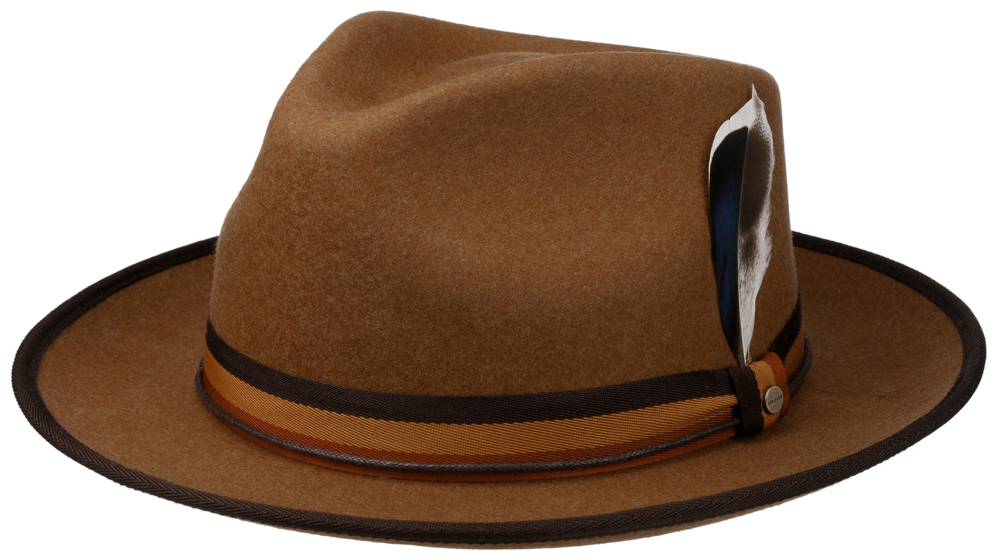 Fedora Woolfelt Mix | Brun