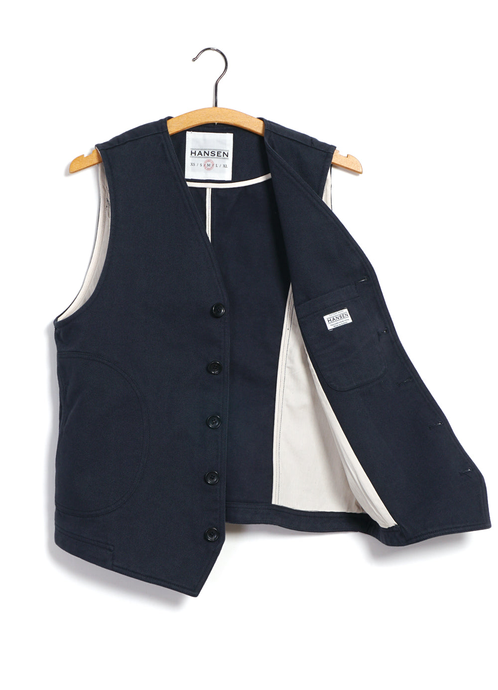 Knud Workwear Waistcoat | Dark Navy