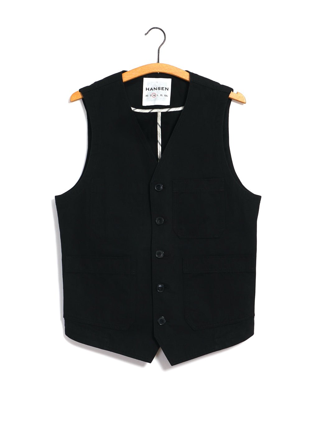 Knud workwear waistcoat | Black