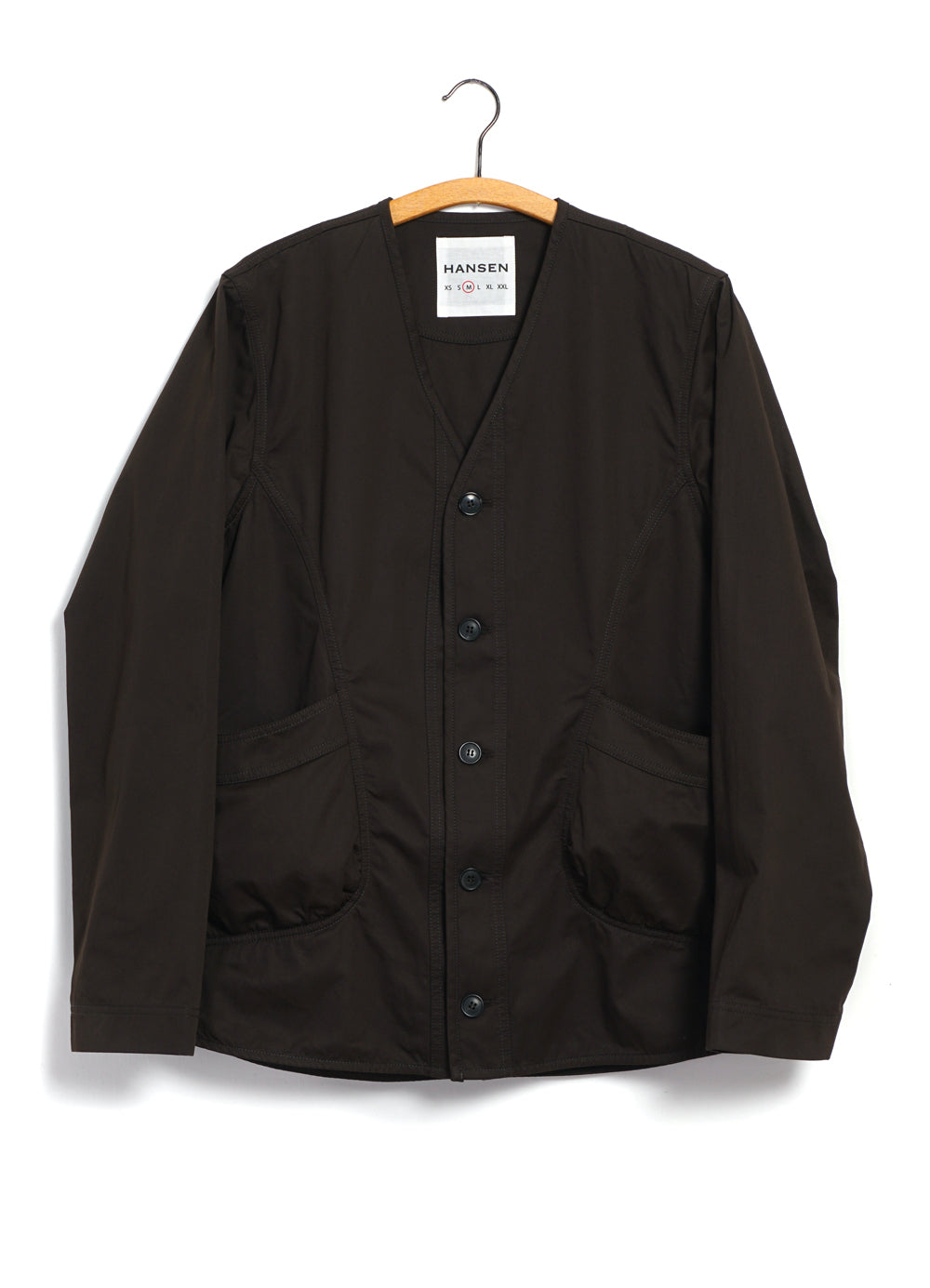 Bernard loose fit light jacket | coffee drill