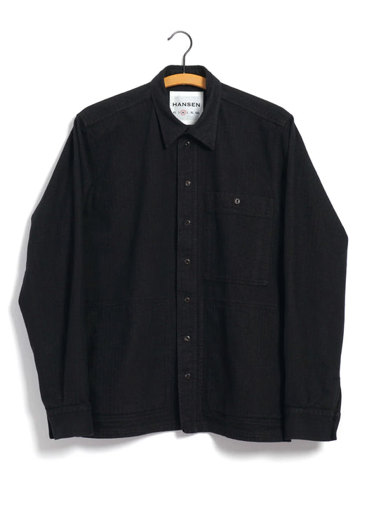 Luka overshirt | cocoa bean