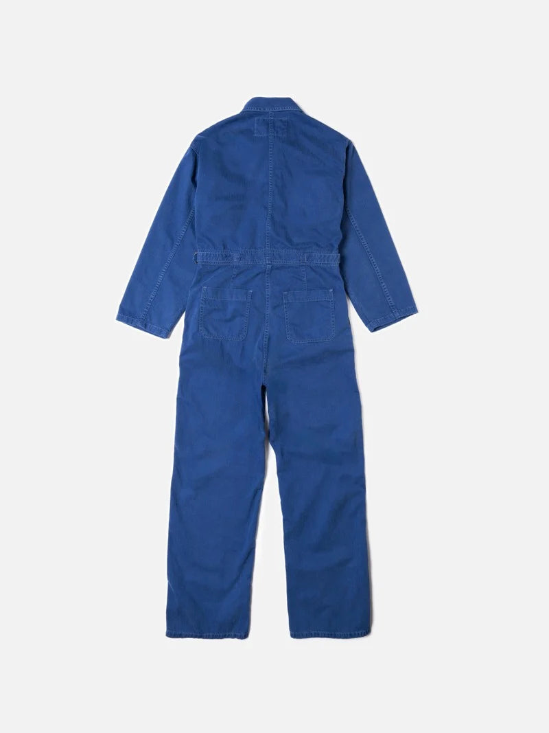 Ella Herringbone Boilersuit | blue