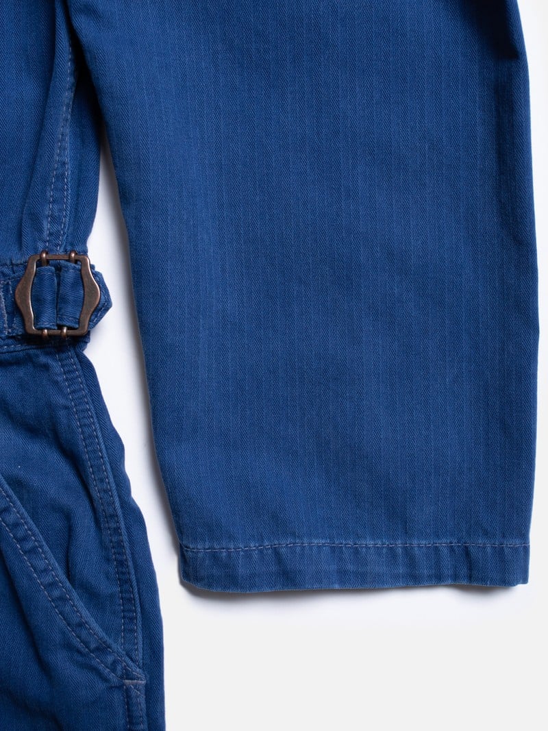 Ella Herringbone Boilersuit | blue