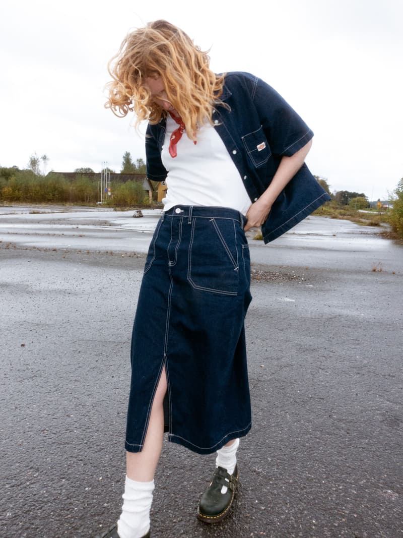 Boel Painter denim skirt | dark blue