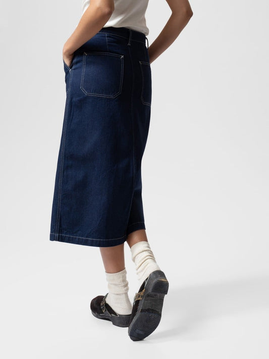 Boel Painter denim skirt | dark blue
