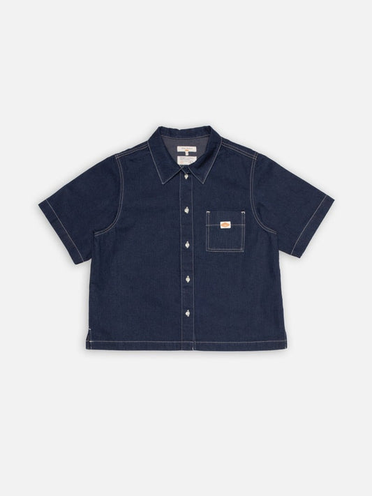 Lina the Painter denim shirt | dark blue