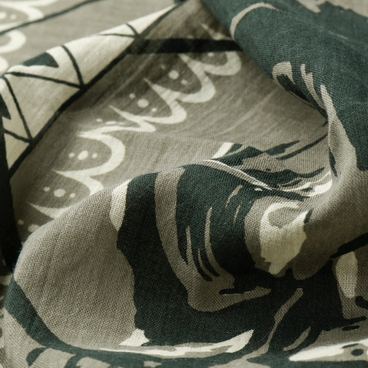 Bandana 65x65 | last drop grøn