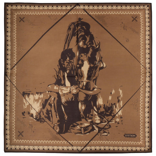 Bandana 65x65 | last drop brun