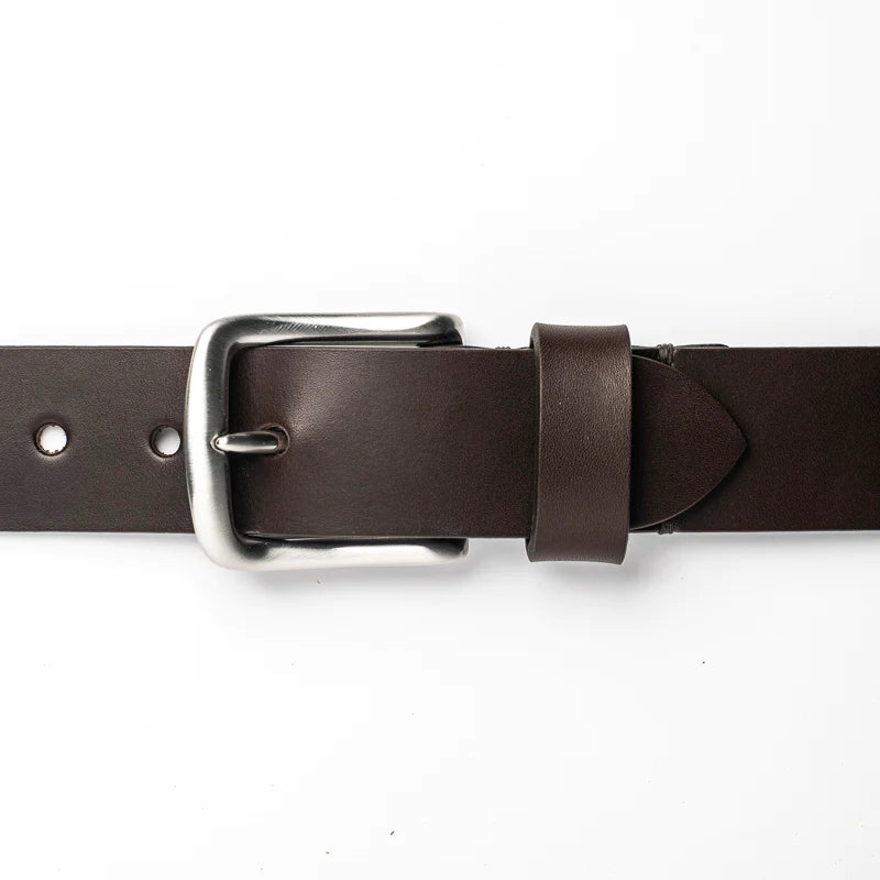 40mm Full grain | Flintholm nikkel satin