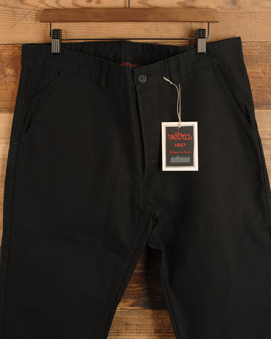 Trousers | organic twill black 1G50/264N