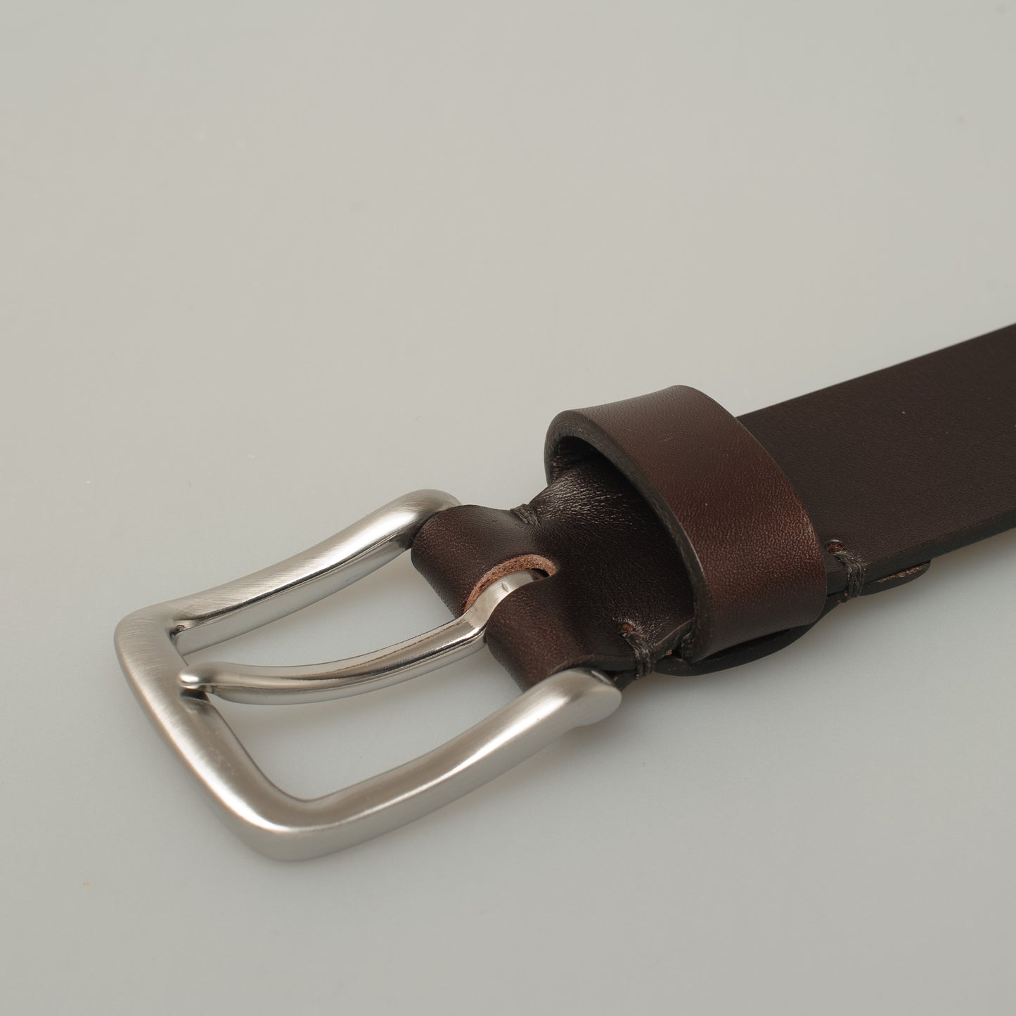 40mm Full grain | Flintholm nikkel satin