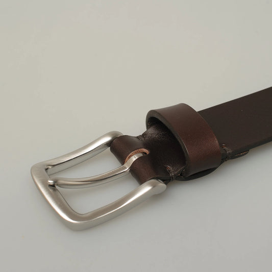 40mm Full grain brun | Flintholm satin