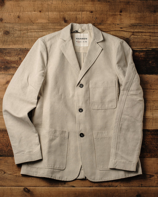Charlie blazer | natural flax