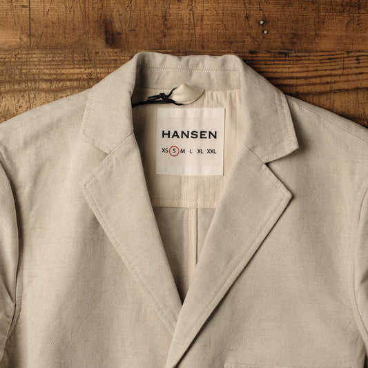 Charlie blazer | natural flax