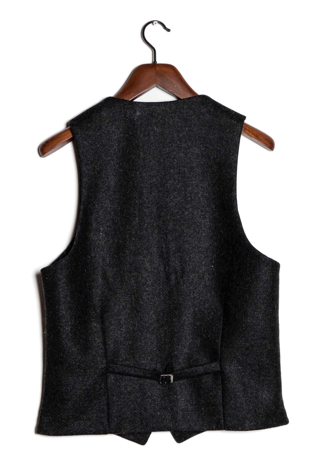 Islandsk Skjöldur tweed vest| Sort