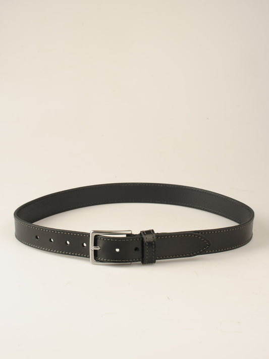 35mm Kantsyet bælte sort | Vejstrup satin