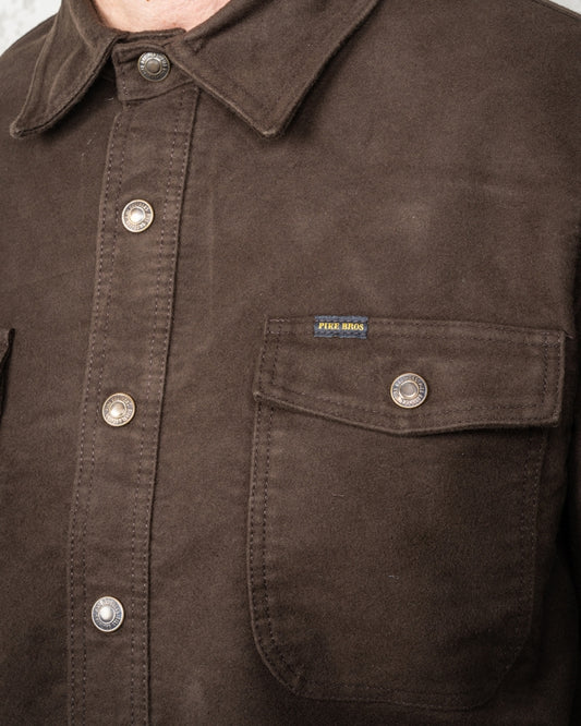 1943 CPO Shirt Moleskin | soil brown