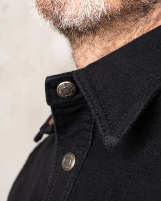 1943 CPO Shirt Moleskin | sulphur black