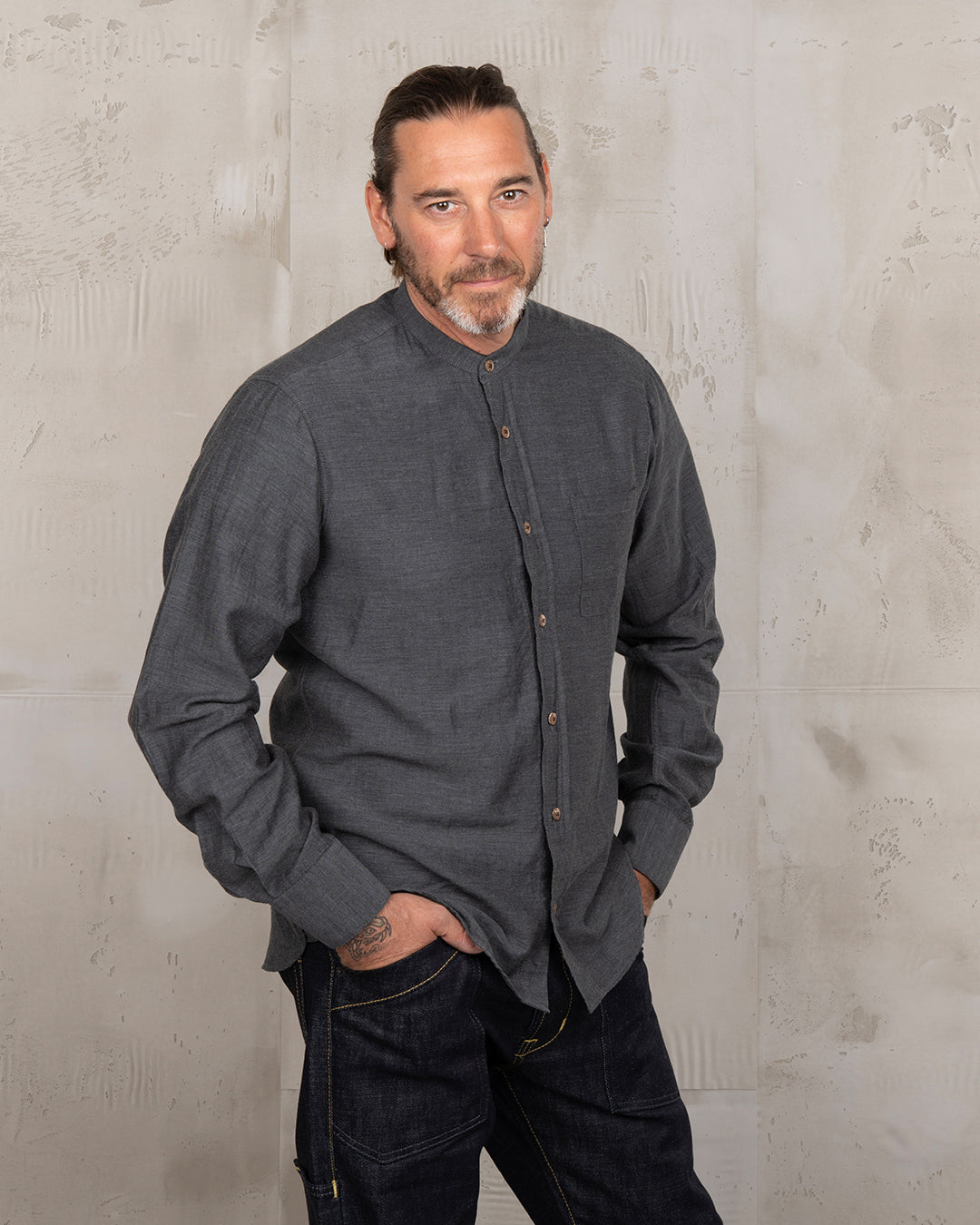 1923 Buccanoy Shirt | Oldham grey