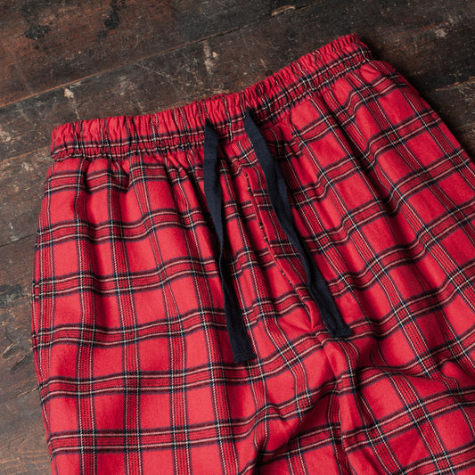 Pyjamasbukser Flannel Rød/Tern LV27