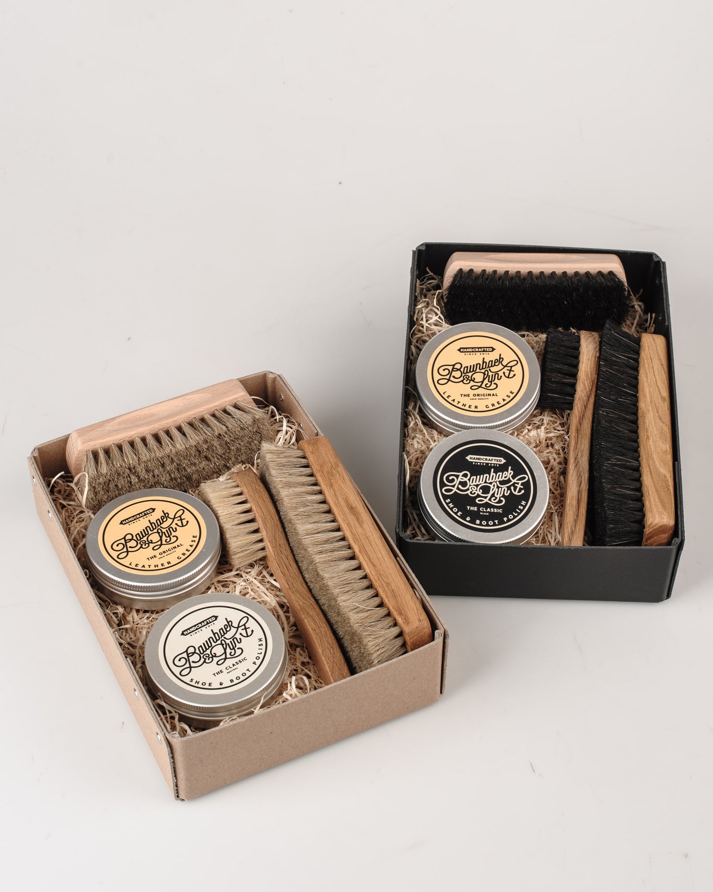 Sko- & Læderplejesæt | natur