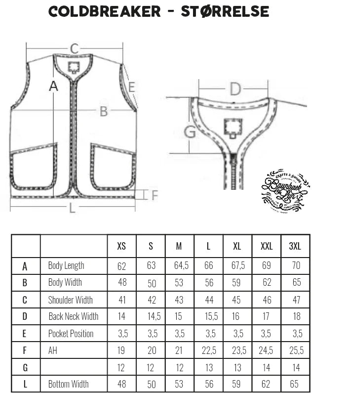 Coldbreaker vest | ræverød