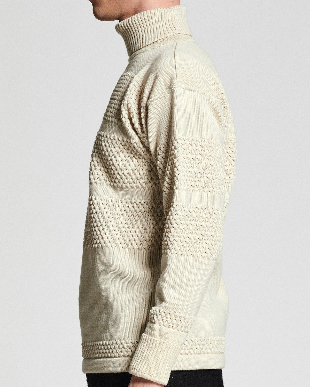 Fisherman sweater | natural white