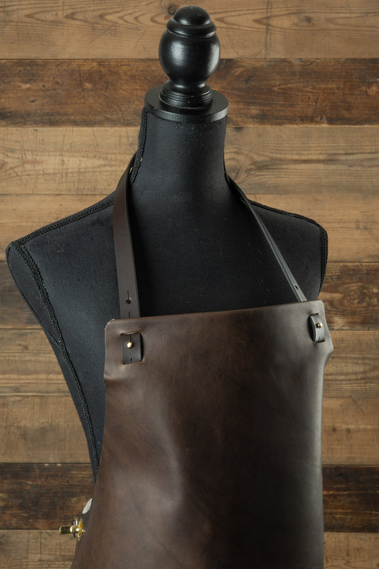 Læderforklæde | hector brun
