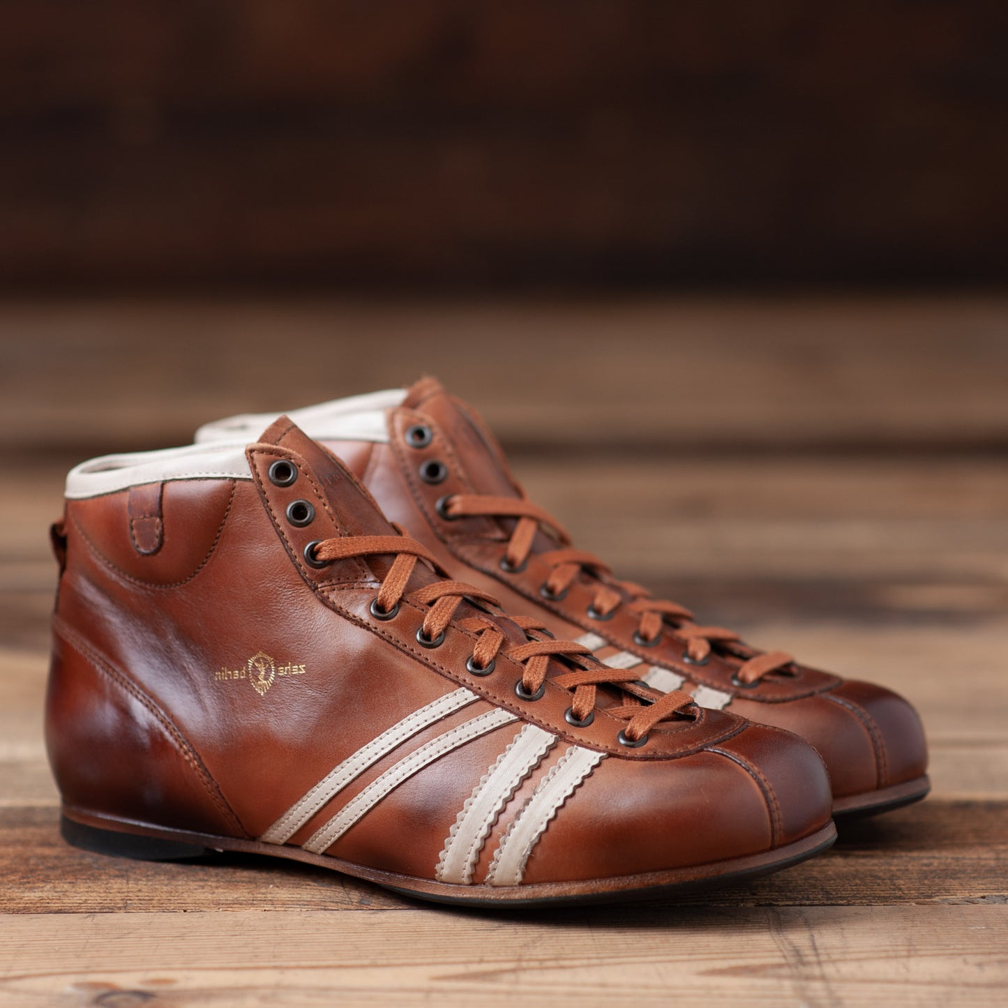 Carl Hässner Derby Cognac/Offwhite