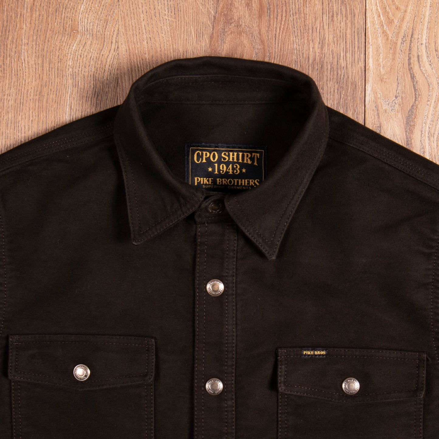 1943 CPO Shirt Moleskin Soil Brown