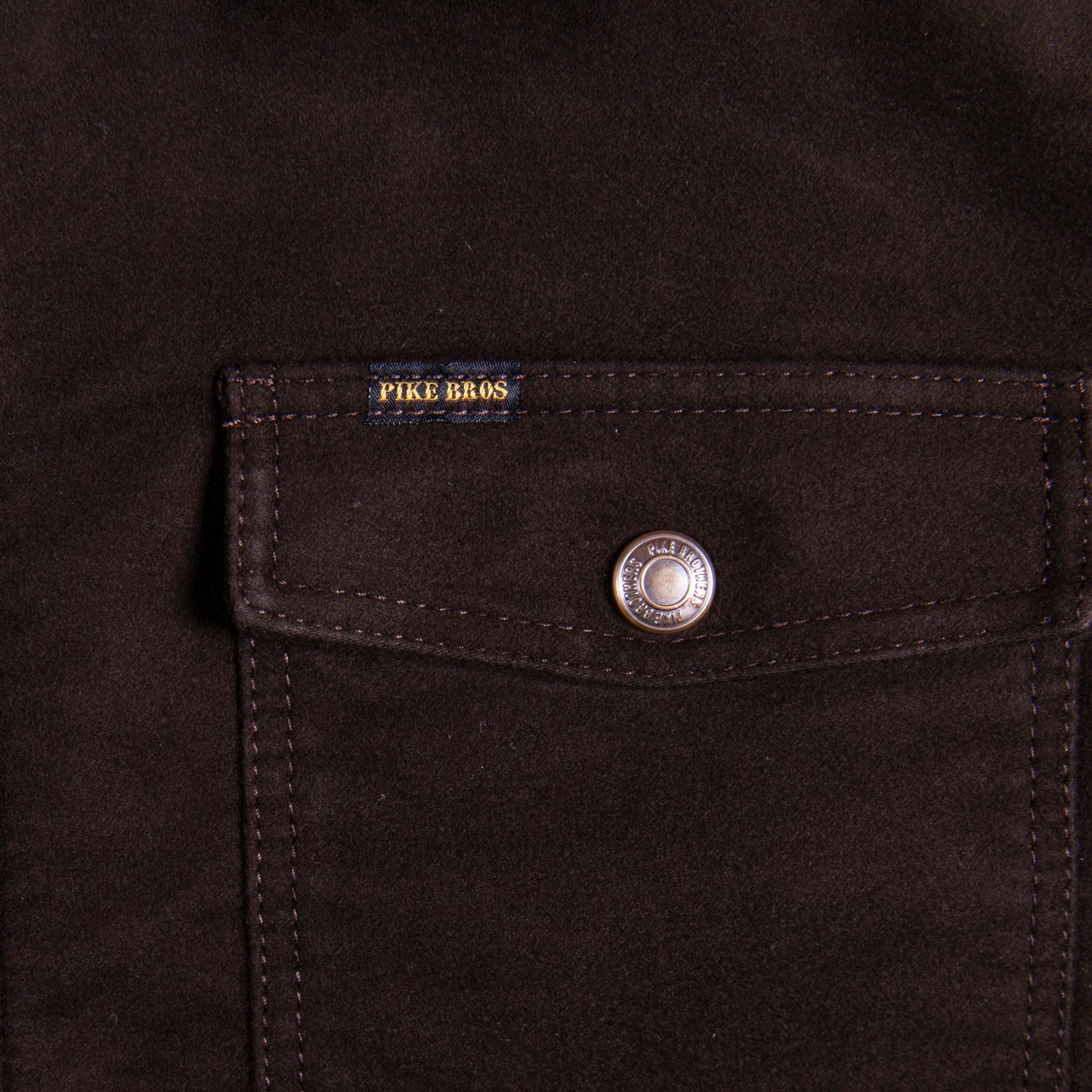 1943 CPO Shirt Moleskin Soil Brown
