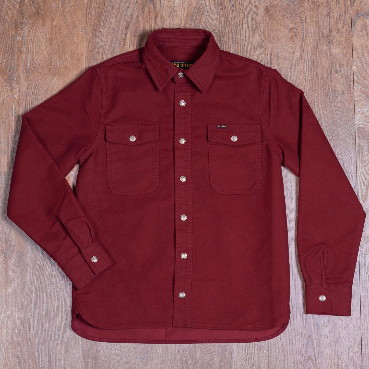 1943 CPO Shirt Moleskin Dark Red