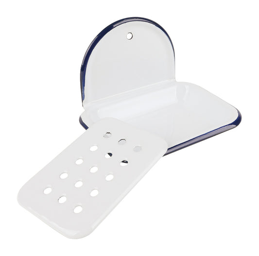 Emalje Sæbeskål Væghængt