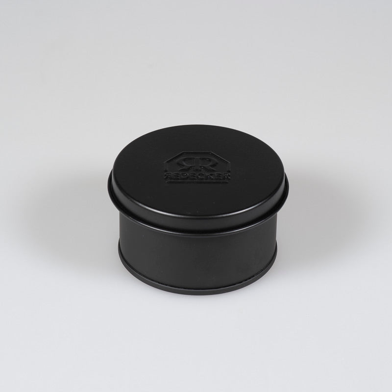 Rund Sæbeskål Sort Metal