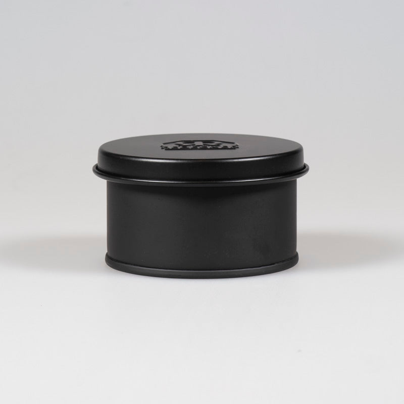 Rund Sæbeskål Sort Metal