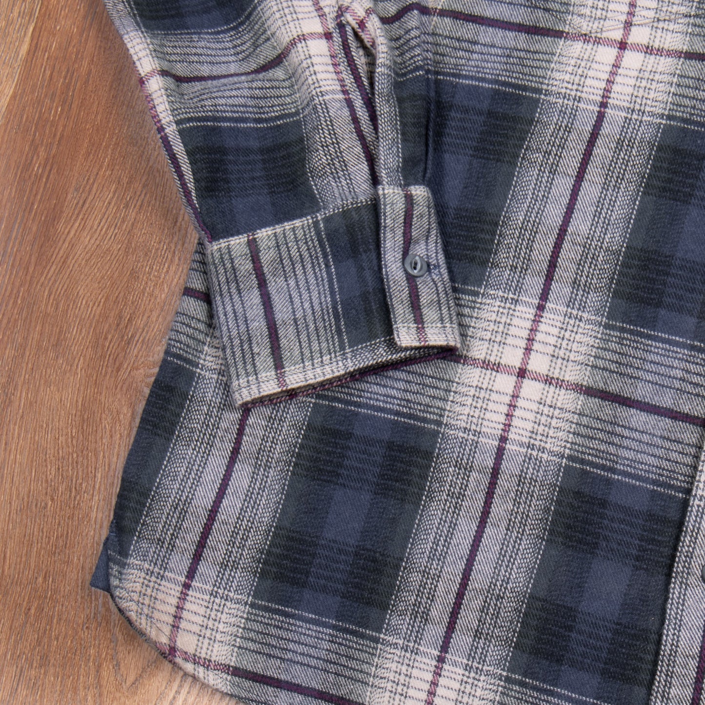1937 Roamer Shirt Blue/Beige Flannel