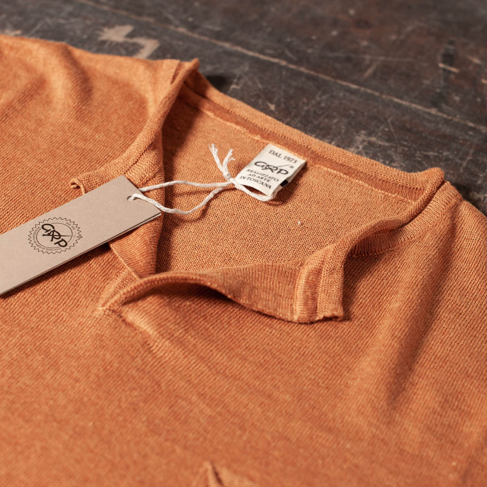 Henley Short Sleeve | orange