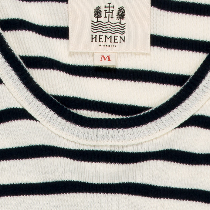 Tank Top | Breton stripe marine