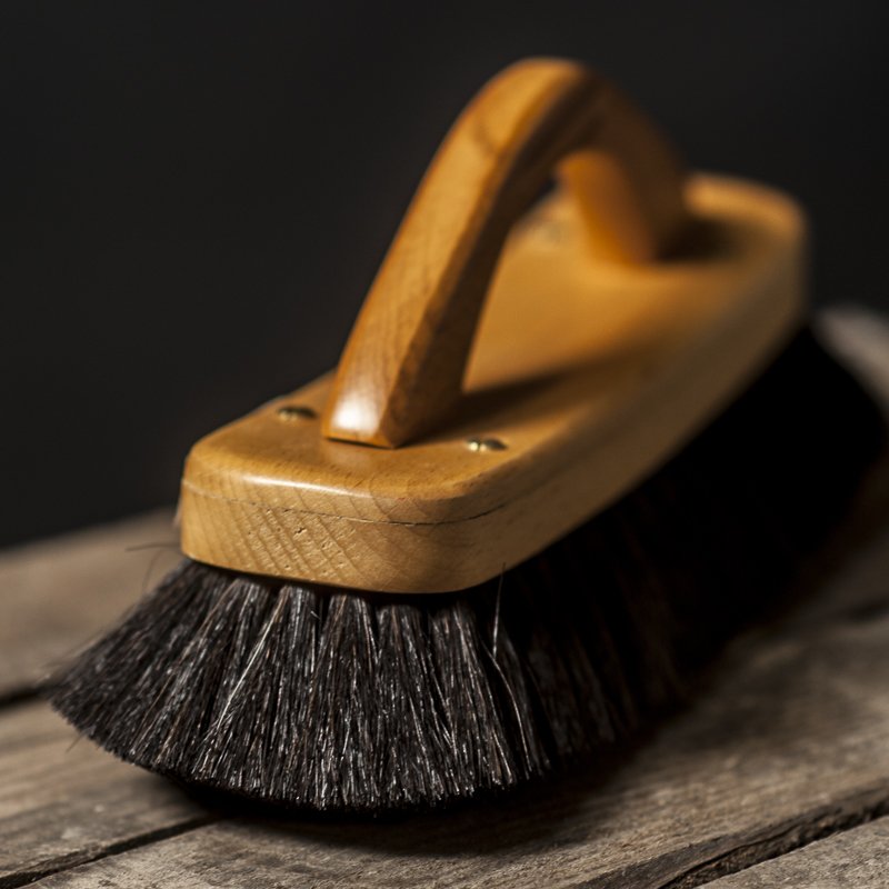 Håndbundet Luxus Blankebørste Mørk