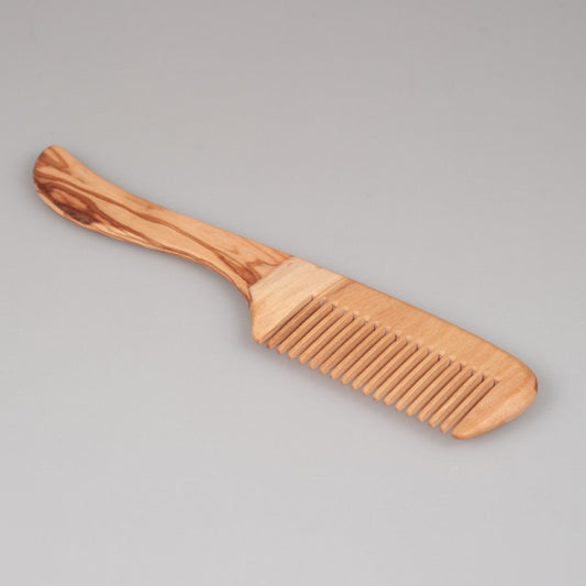 Kam med Håndtag Oliventræ