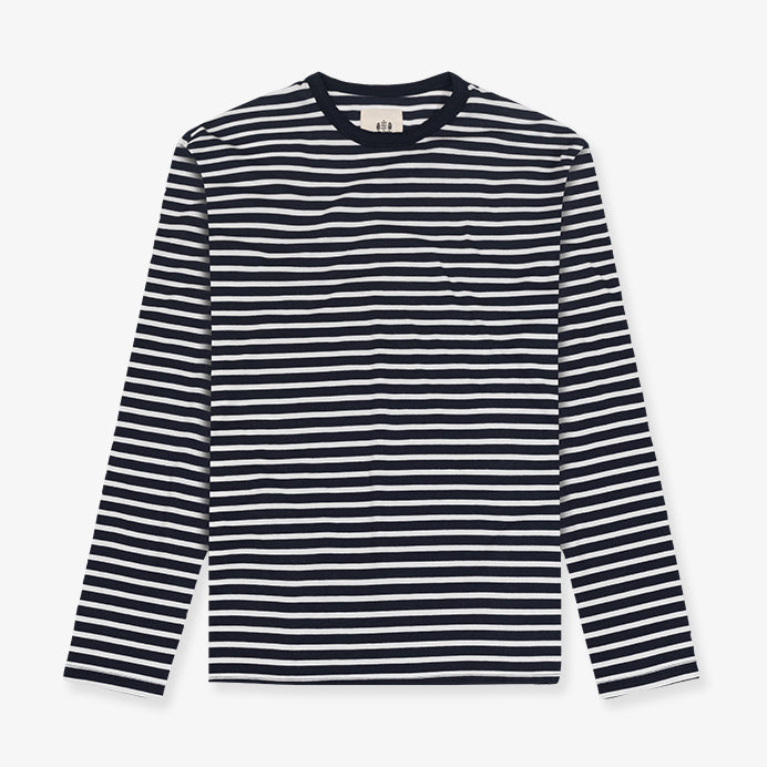 Tee Shirt Joritz | breton stripe deep marine