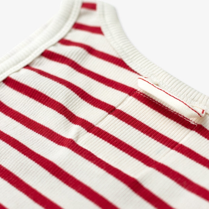 Tank Top | Breton stripe red