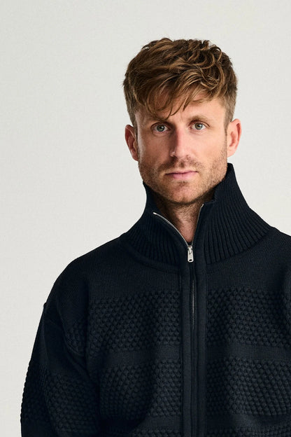 Fisherman III | lang lynlås | navy blue