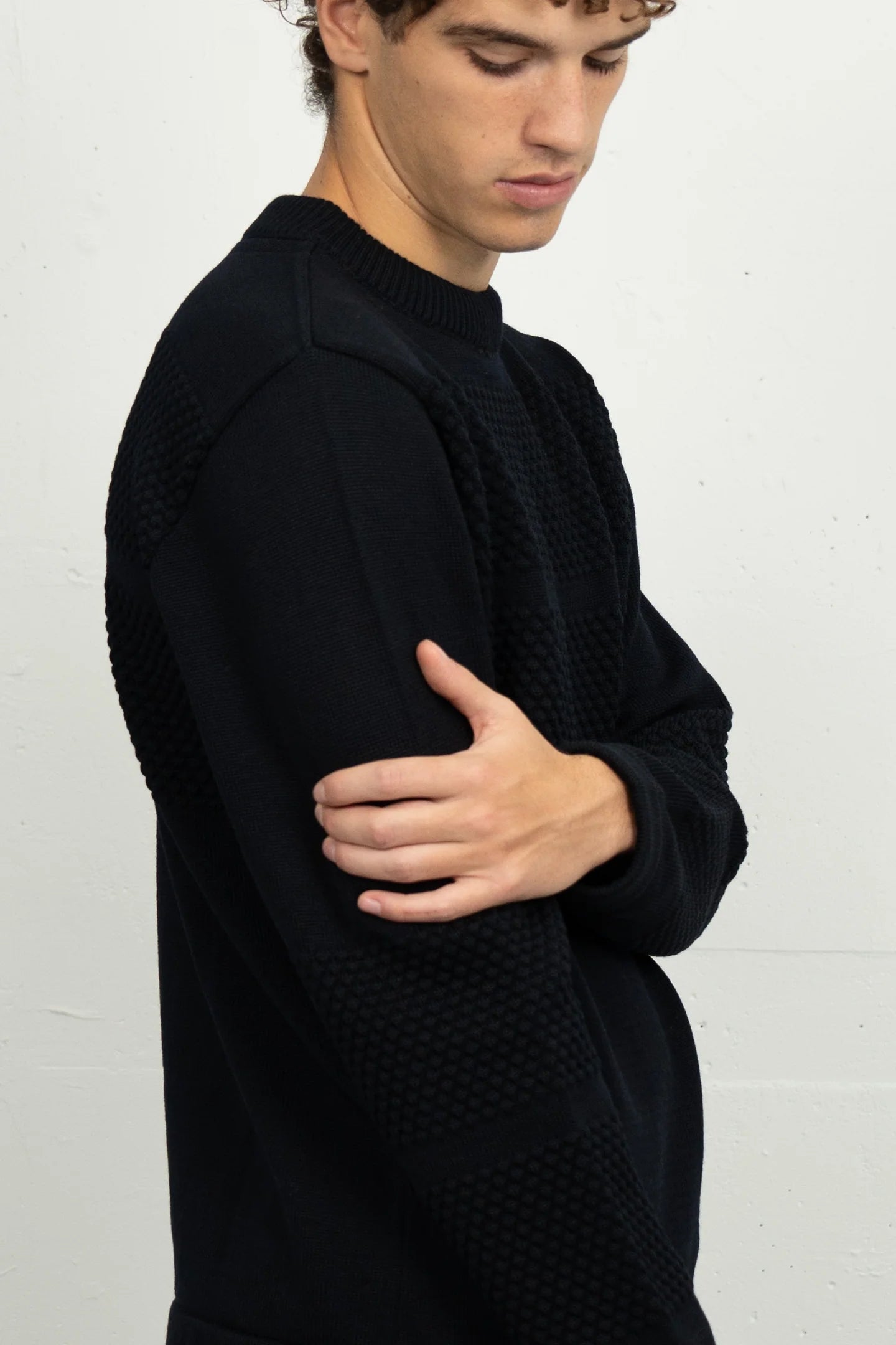 Fisherman III | *høj* hals | navy blue