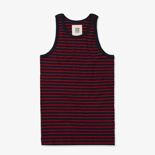Tank top Gari | breton stripe deep marine/red